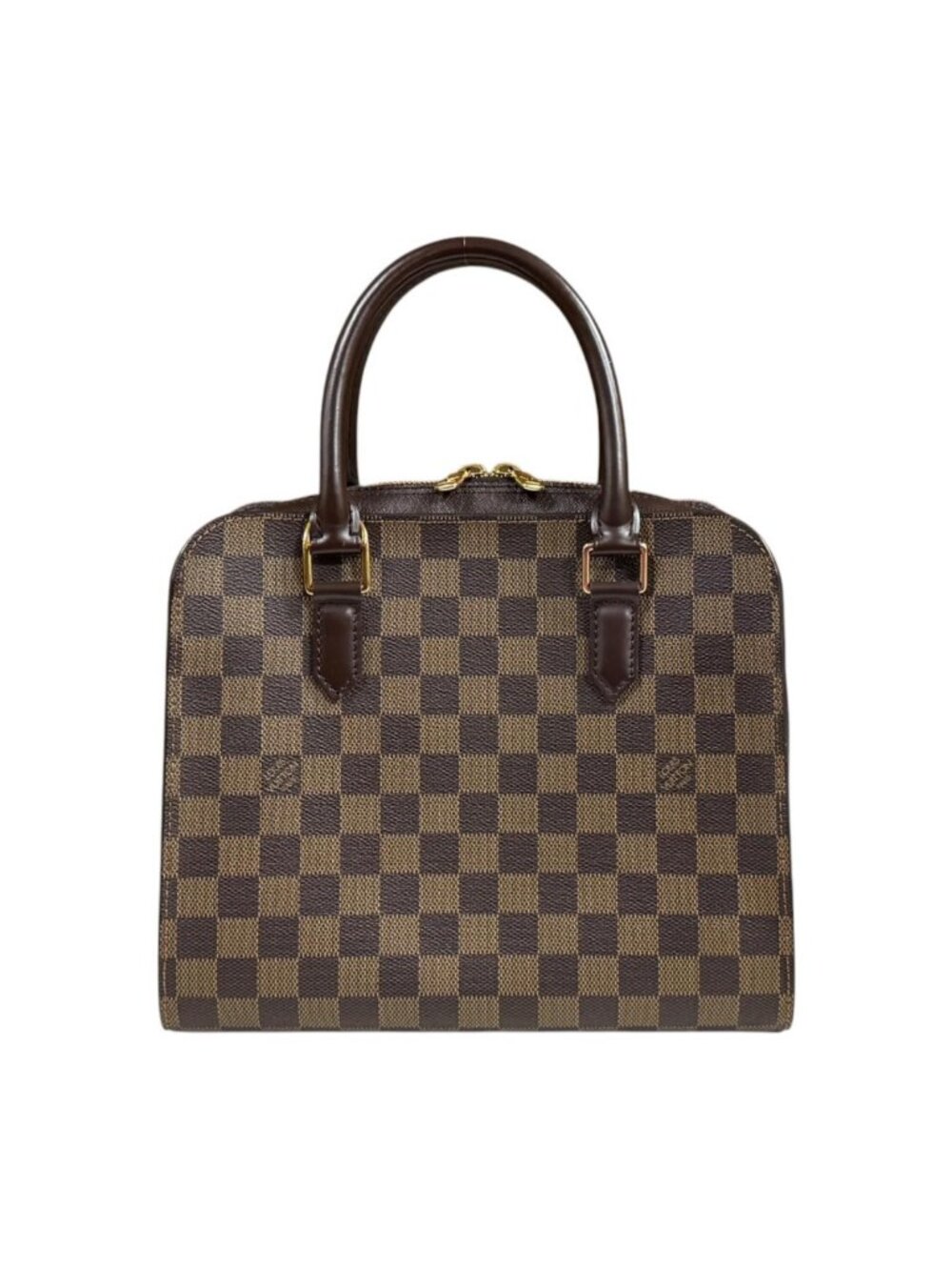 Louis Vuitton Triana Damier Handbag Canvas Brown